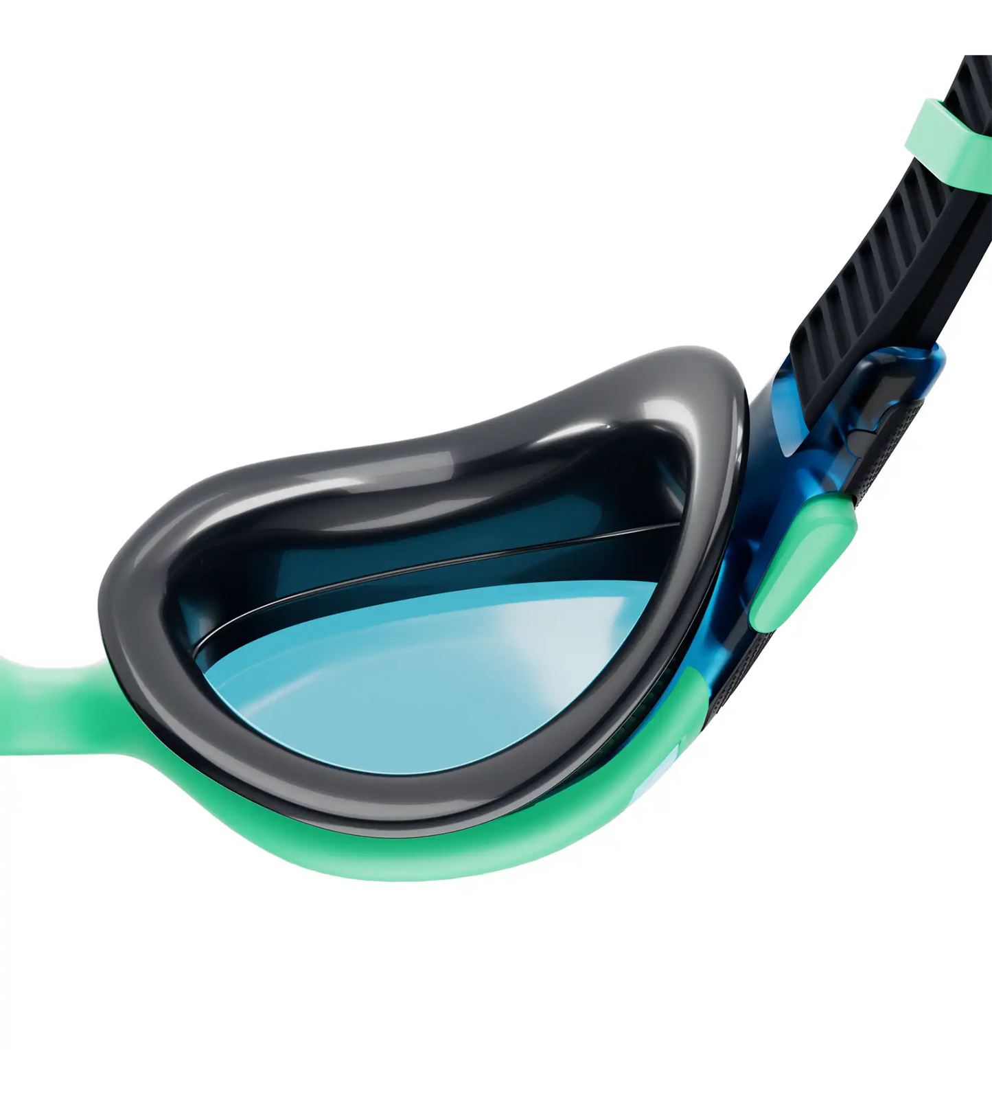 Unisex Adult Biofuse 2.0 Tint-Lens Swim Goggles - Green & Blue_4