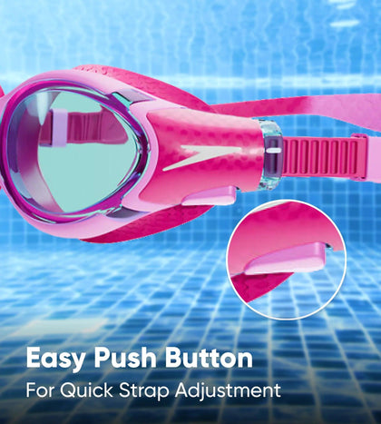 Unisex Kids Junior Biofuse 2.0 Tint-Lens Swim Goggles For Boys and Girls (Age Range -  6-14 Years) - Assorted Colours