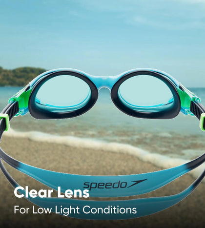 Unisex Kids Junior Biofuse 2.0 Tint-Lens Swim Goggles For Boys and Girls (Age Range -  6-14 Years) - Assorted Colours