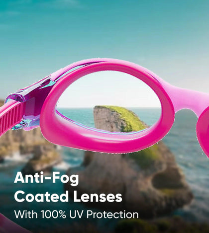 Unisex Kids Junior Biofuse 2.0 Tint-Lens Swim Goggles For Boys and Girls (Age Range -  6-14 Years) - Assorted Colours