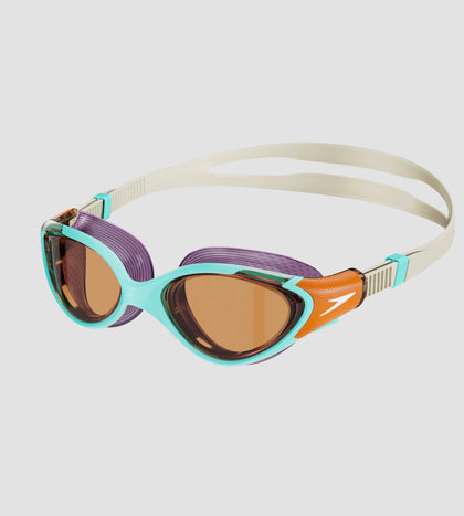Women's Biofuse 2.0 Orange Tint-Lens Goggles - Blue & Orange