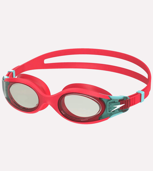 Unisex Kids Hydrosity 2.0 Anti Fog Coated Lens Swim Goggles (Age Range - 6-14 Years) - Red & Blue