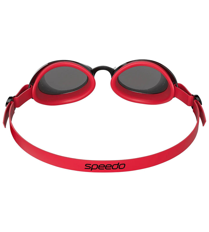Unisex Adult Jet 2.0 Smoke Tint Anti Fog Lens Swim Goggles - Red & Smoke