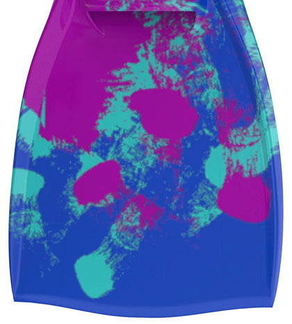 Unisex Adult Long Blade Fitness Fin 400 For Men and Women - Blue