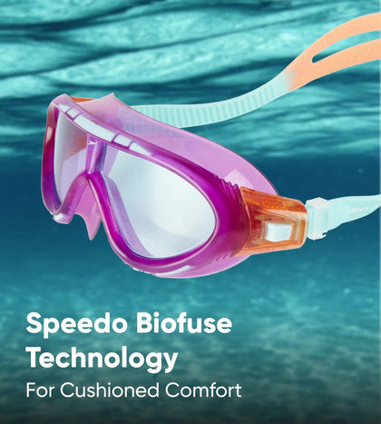 Unisex Kids Rift Tint-Lens Goggles (Age Range -  6-14 Years) - Blue & Orange