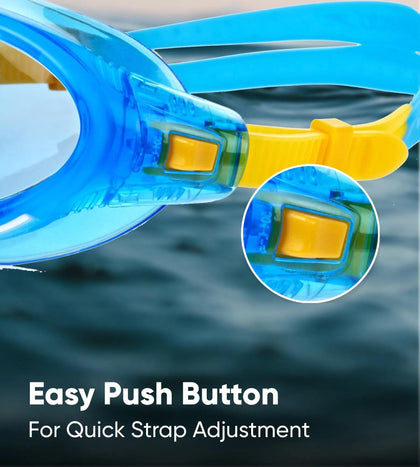 Unisex Kids Rift Tint-Lens Goggles (Age Range -  6-14 Years) - Blue & Orange