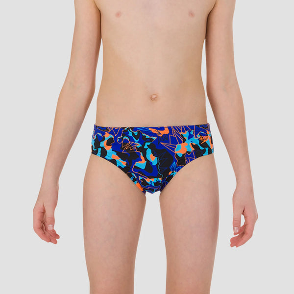 Boy's Endurance 10 Essential Brief - Black & Blue