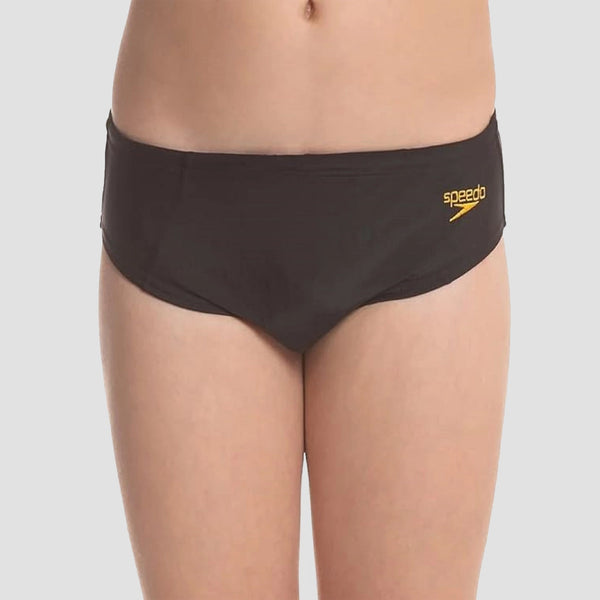 Boy's Endurance 10 Lycra Brief - Black & Mango