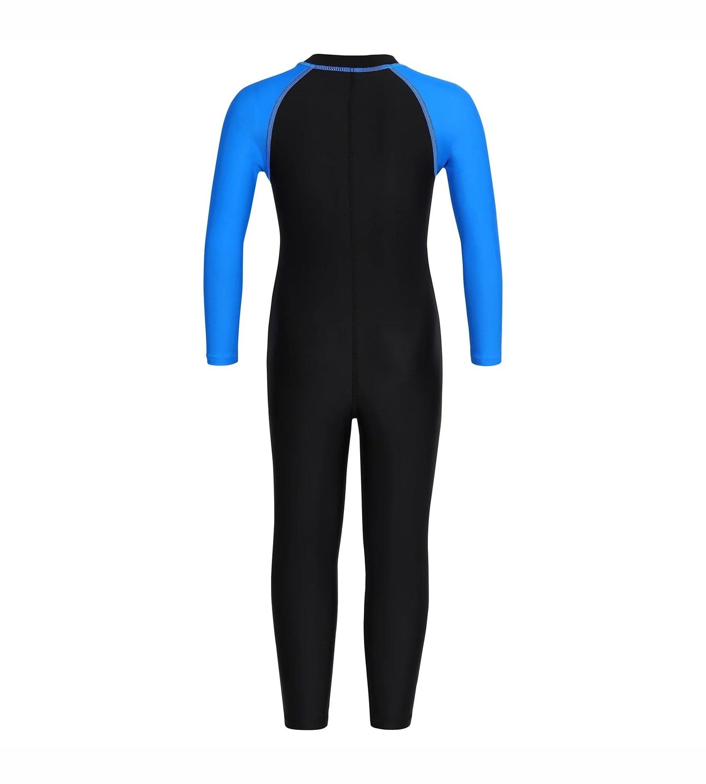 Boy's Endurance All in one suit - Black & Bondi Blue_3