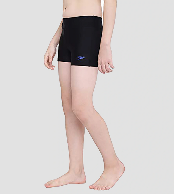 Boy's Endurance 10 Essential Houston Aquashort - Black & Blue Flame