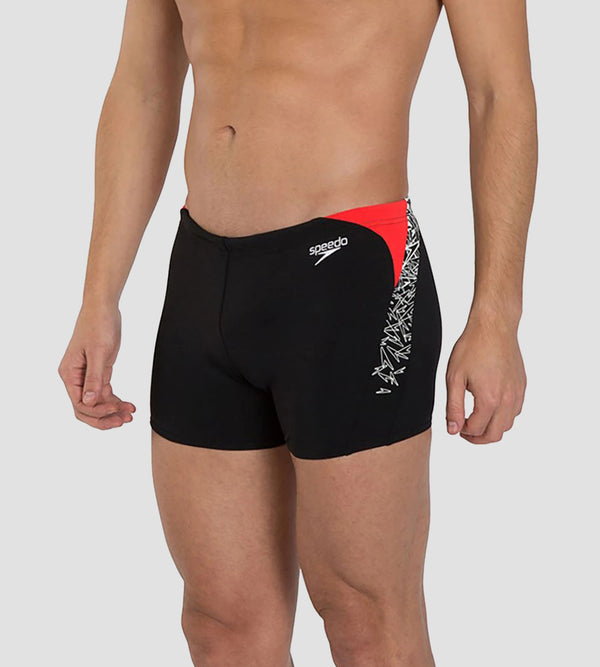 Men's Endurance+ Boom Splice Aquashort - Black & White