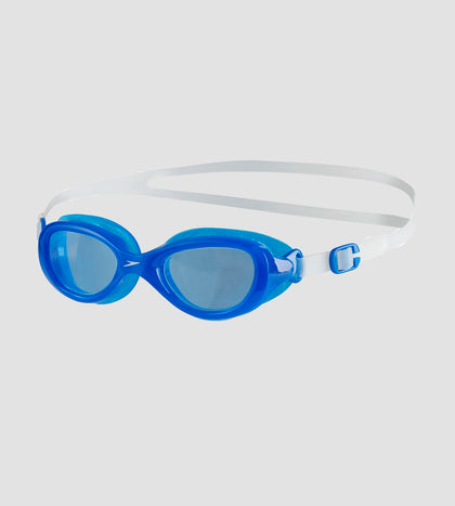 Unisex Kids Futura Classic Tint-Lens Goggles (Age Range -  6-14 Years) - Tint & Neon Blue