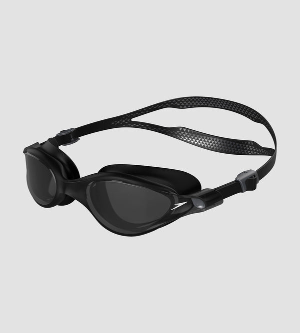 Unisex Adult Vue Smoke-Lens Swim Goggles - Black & Smoke