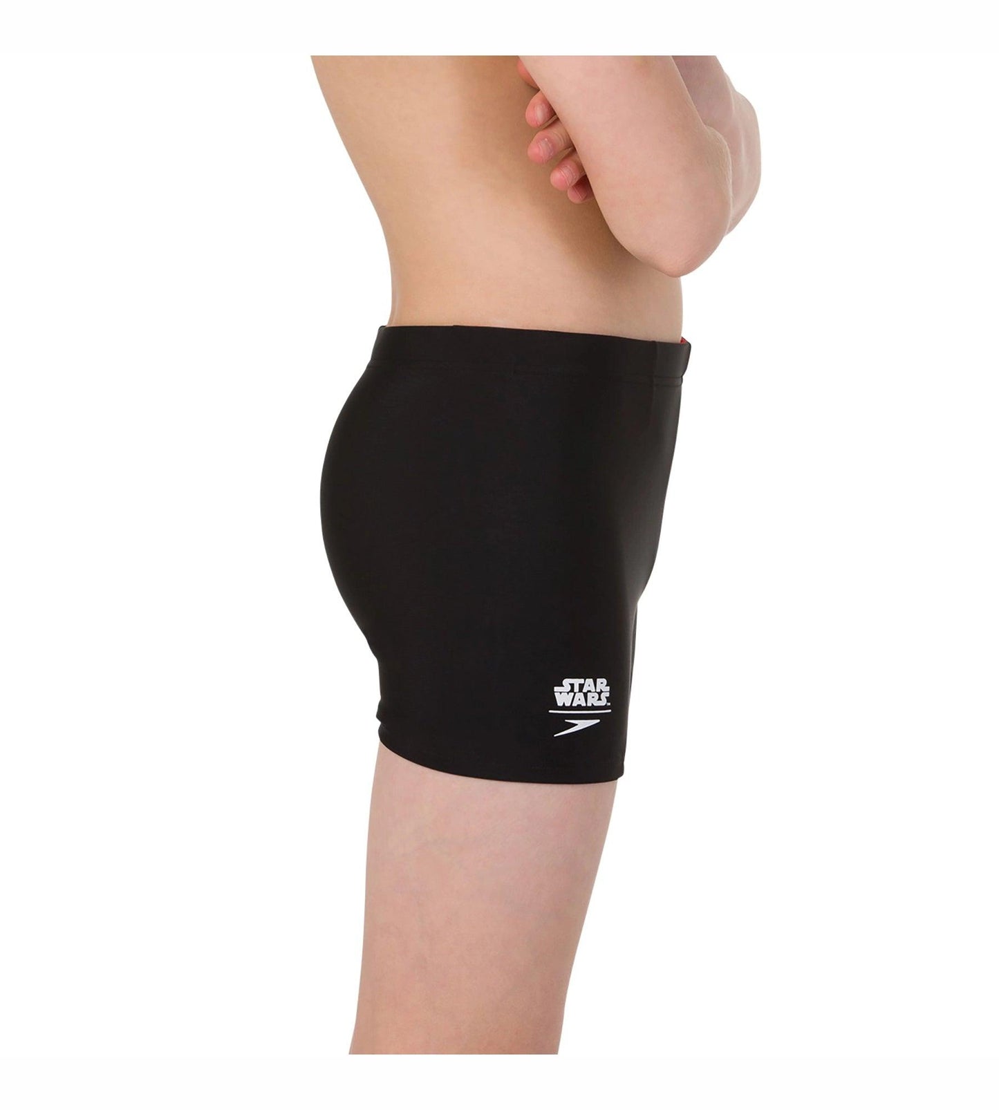 Boy's Star Wars Aquashort - Trooper Logo Black & White_4