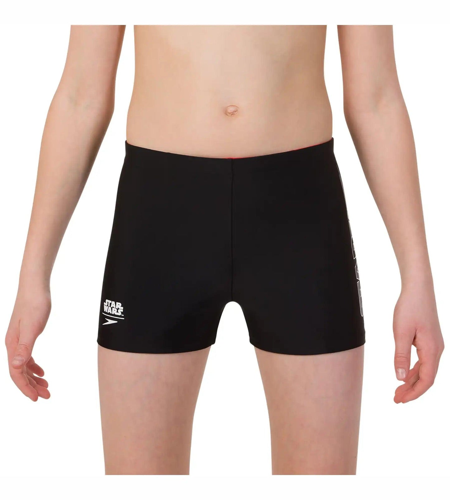 Boy's Star Wars Aquashort - Trooper Logo Black & White_1