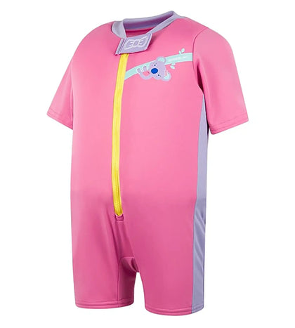 Koala Printed Float Suit Swim Confidence for Tot's - Pink & Purple_1