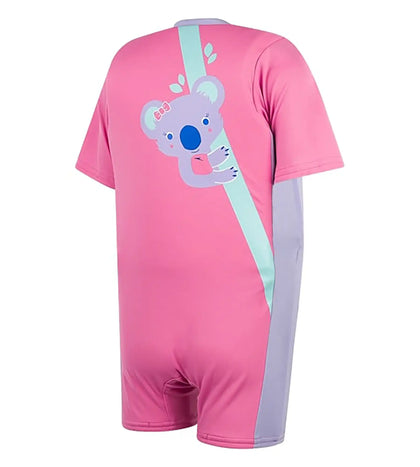 Koala Printed Float Suit Swim Confidence for Tot's - Pink & Purple_4