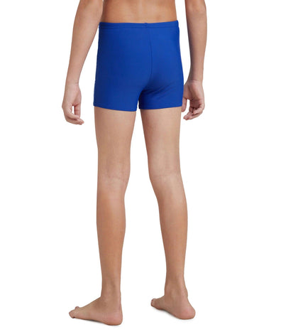 Boy's Endurance 10 Medley Logo Aquashort - True Cobalt & Curious Blue