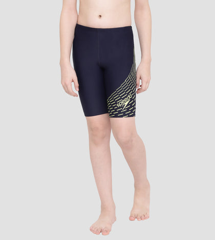 Boy's Endurance 10 Medley Logo Jammer - True Navy & Spritz
