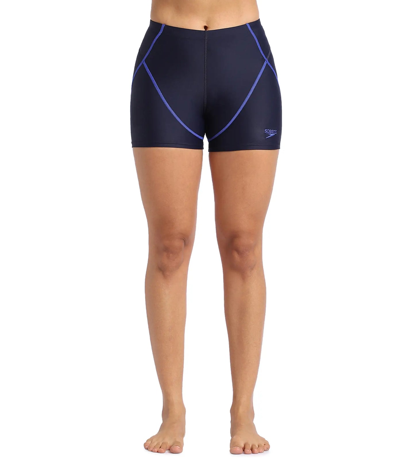 Women's Endurance Sport Shorts - True Navy & True Cobalt_1