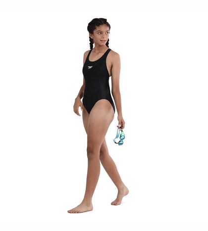 Girl's Splashback Swimwear - Black_5