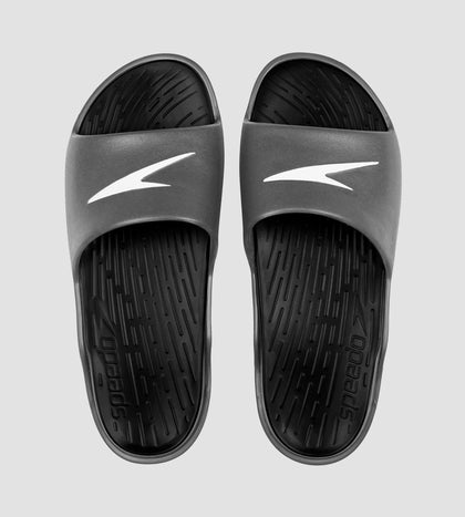 Men's Dual Colour Slides - Black & Oxid Grey