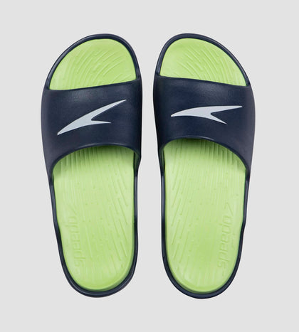 Men's Dual Colour Slides - Bright Zest & Navy