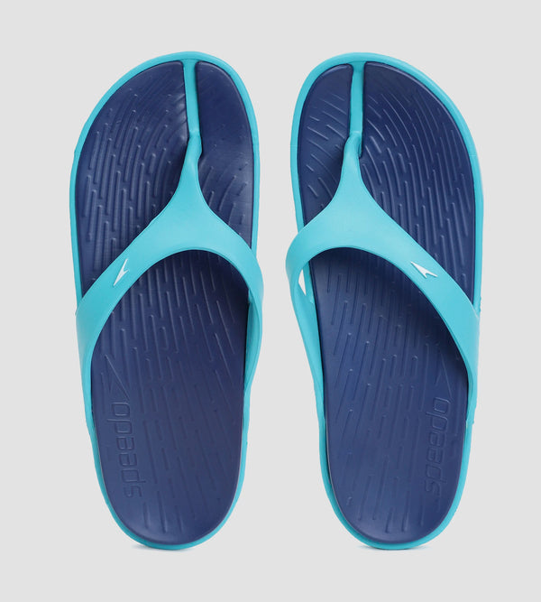 Men's Dual Colour Flip Flops - Ammonite & Aquarium