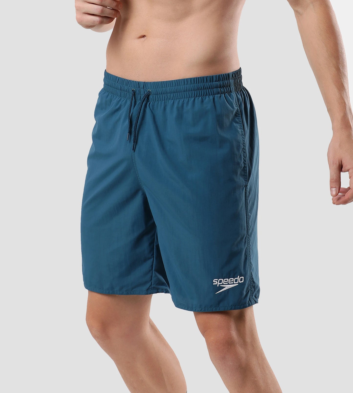 Men's Recycled Nylon Essential Watershorts - Dark Teal & White