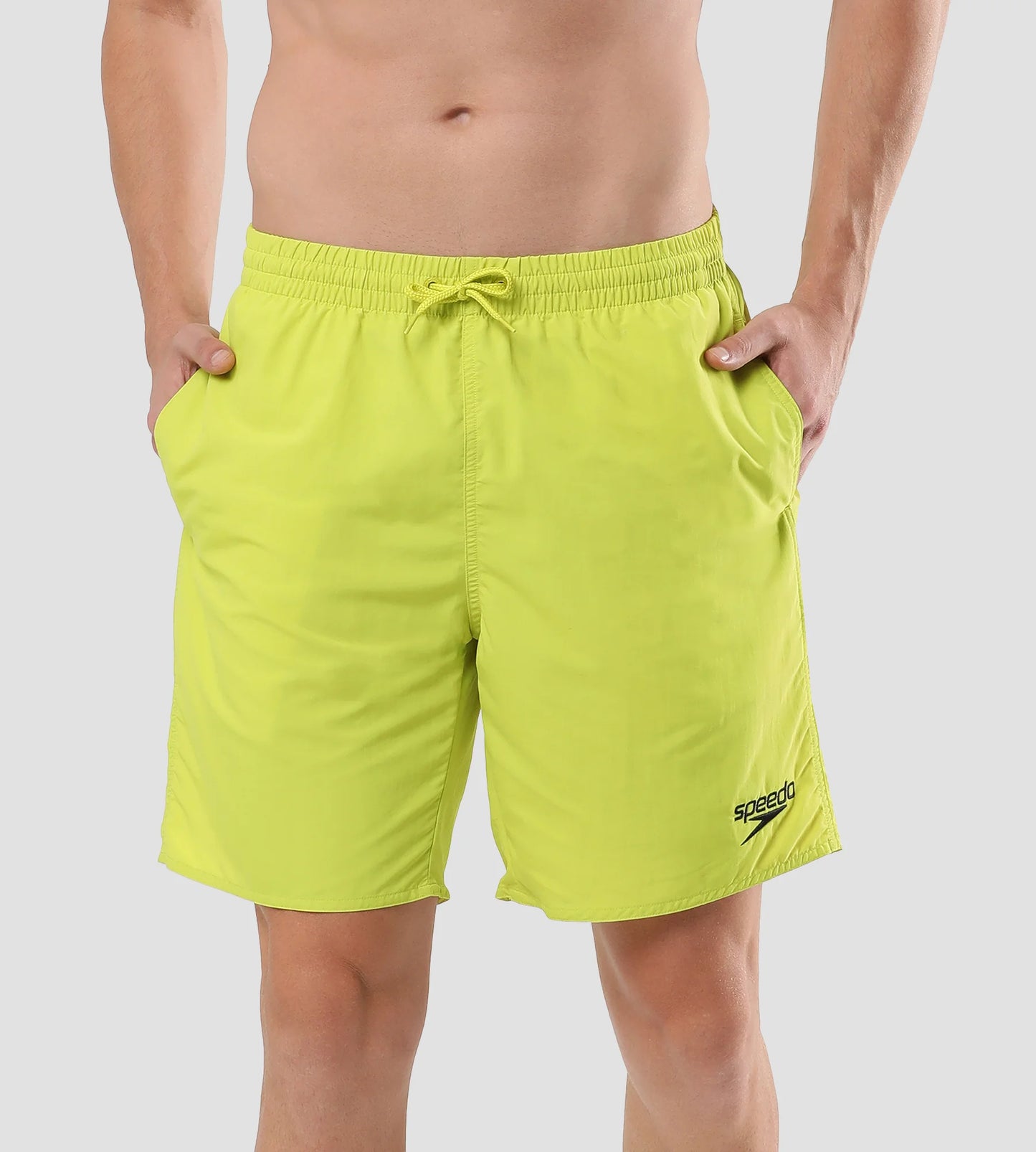 Men's Recycled Nylon Essential Watershorts - Bitterlime & Black