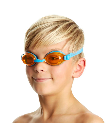 Unisex Junior Jet Tint-Lens Goggles - Blue & Orange_4