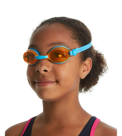 Unisex Junior Jet Tint-Lens Goggles - Blue & Orange_5