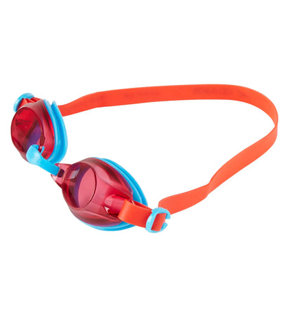 Unisex Junior Jet Tint-Lens Goggles - Turquoise & Lava Red_2