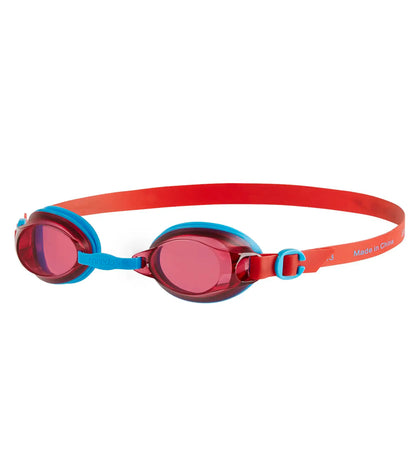 Unisex Junior Jet Tint-Lens Goggles - Turquoise & Lava Red_1