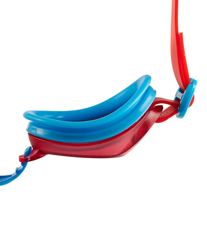 Unisex Junior Jet Tint-Lens Goggles - Turquoise & Lava Red_3