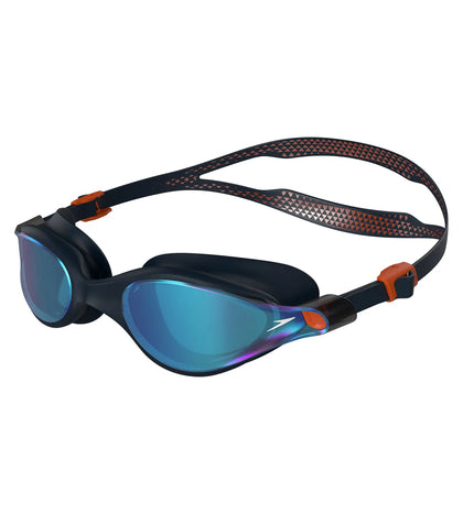 Unisex Adult Vue Mirror-Lens Swim Goggles - Blue & Purple_1