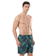 Men's Essential Sport Allover Watershorts - True Navy & Aquarium_3