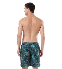 Men's Essential Sport Allover Watershorts - True Navy & Aquarium_4