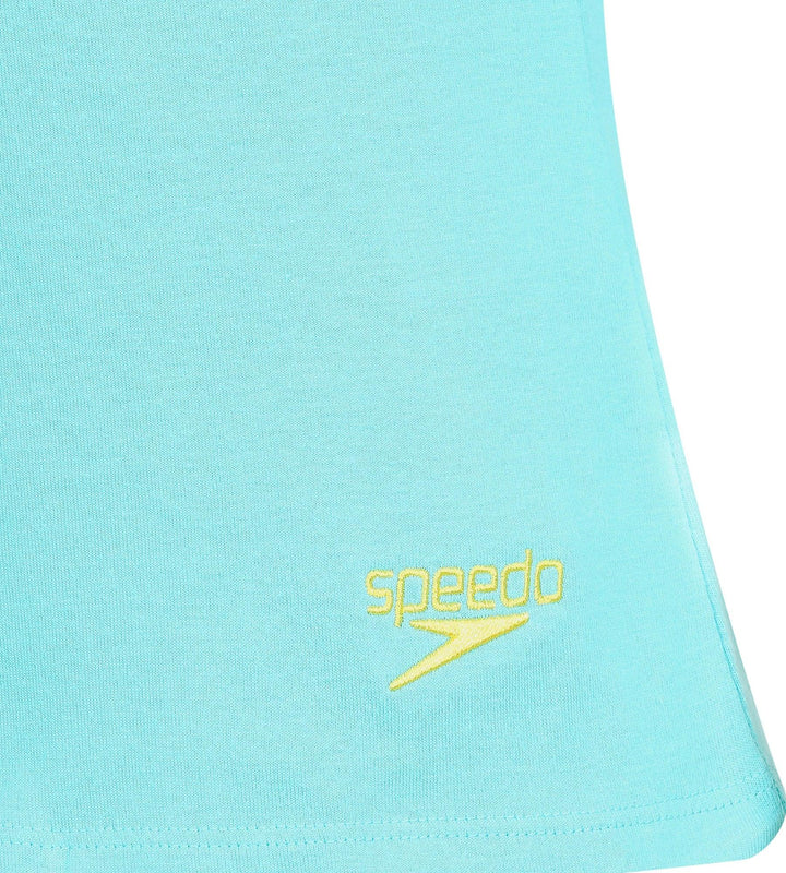 Women's Cotton Blend Lively Graphic Print Round Neck T-Shirt - Aquatic