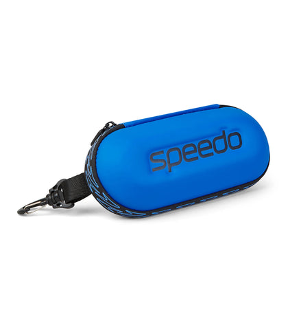Speedo Anti-Moisture Trap Protective Hard Shell Swim Goggle Case Cover - Blue