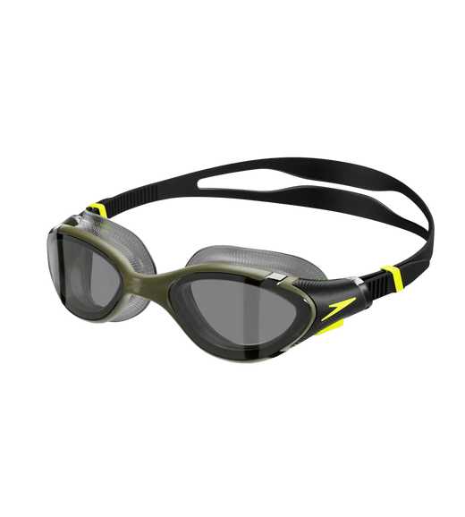 Unisex Adult Biofuse 2.0 Polarised Tint-Lens Swim Goggles - Black & Green