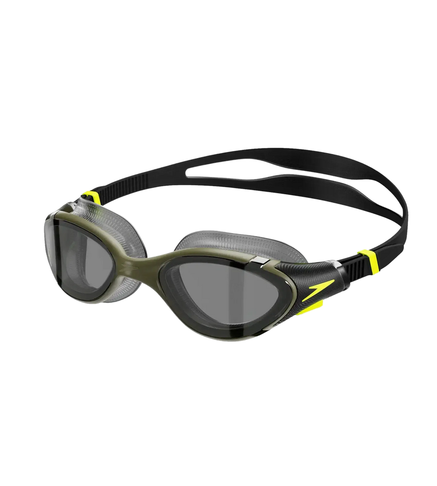 Unisex Adult Biofuse 2.0 Polarised Tint-Lens Swim Goggles - Black & Green