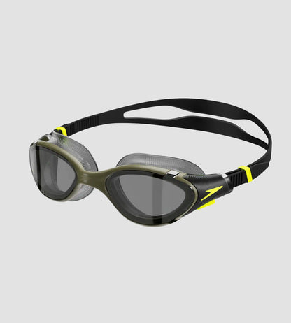 Unisex Adult Biofuse 2.0 Polarised Tint-Lens Swim Goggles - Black & Green