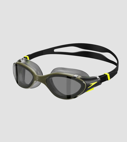 Unisex Adult Biofuse 2.0 Polarised Tint-Lens Swim Goggles - Black & Green