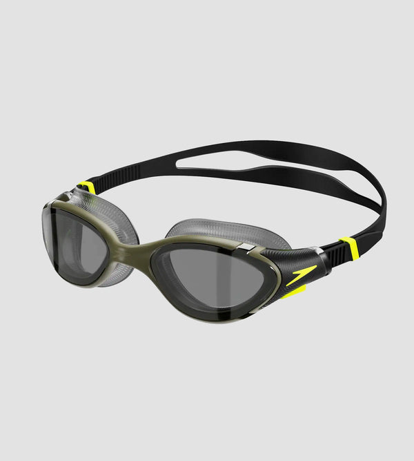 Unisex Adult Biofuse 2.0 Polarised Tint-Lens Swim Goggles - Black & Green