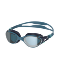 Unisex Adult Biofuse 2.0 Anti Fog Mirror Lens Swim Goggles For Men and Women - Sna Black & Grey