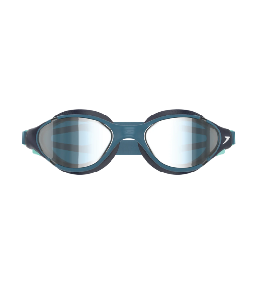 Unisex Adult Biofuse 2.0 Anti Fog Mirror Lens Swim Goggles For Men and Women - Sna Black & Grey