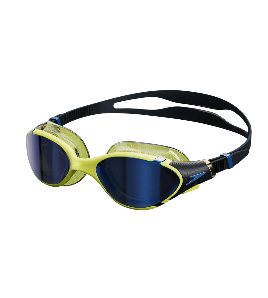 Unisex Adult Biofuse 2.0 Mirror Lens Swim Goggles - Yellow & Smoke