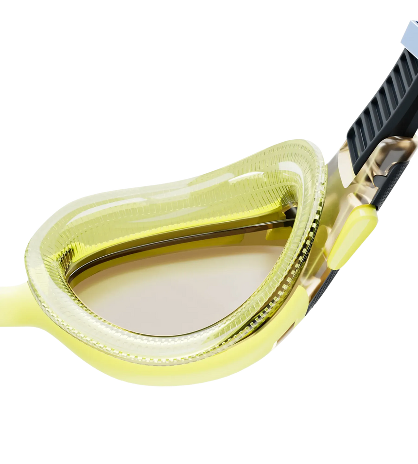 Unisex Adult Biofuse 2.0 Mirror Lens Swim Goggles - Yellow & Smoke