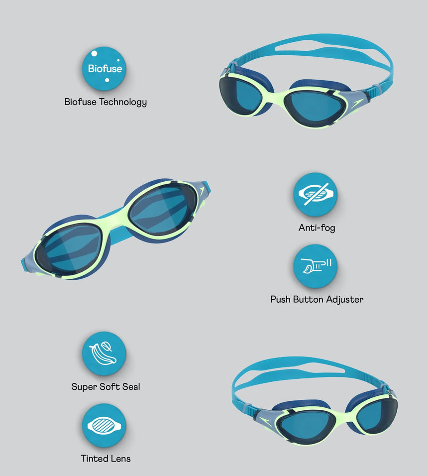 speedo goggles amazon Buy Speedo Unisex Adult Biofuse 2.0 Anti Fog Coated Swim Goggles For Men and Women - Lazy Daisy | Swim Goggles